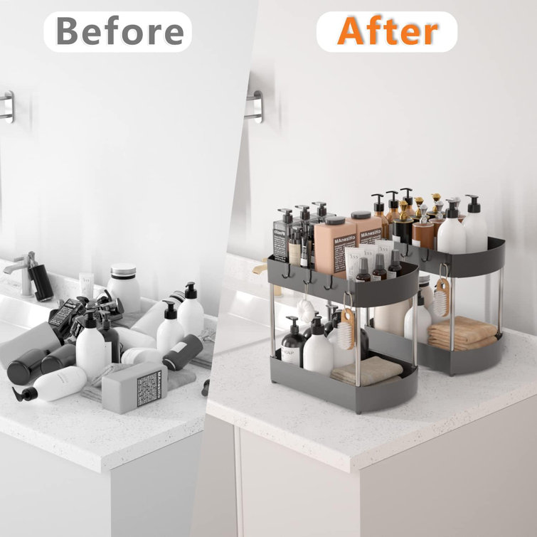 Duhome Stainless Steel Under Sink Organizer Wayfair